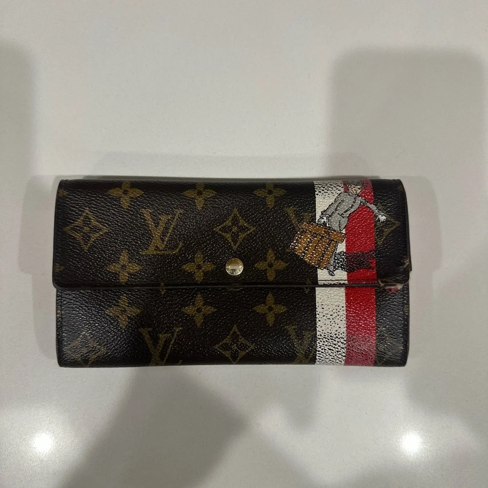 Louis Vuitton Rare Groom Bellboy Porte Tresor Sarah Long Wallet - Picture 1 of 6